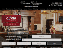 Tablet Screenshot of marionfreedman.com